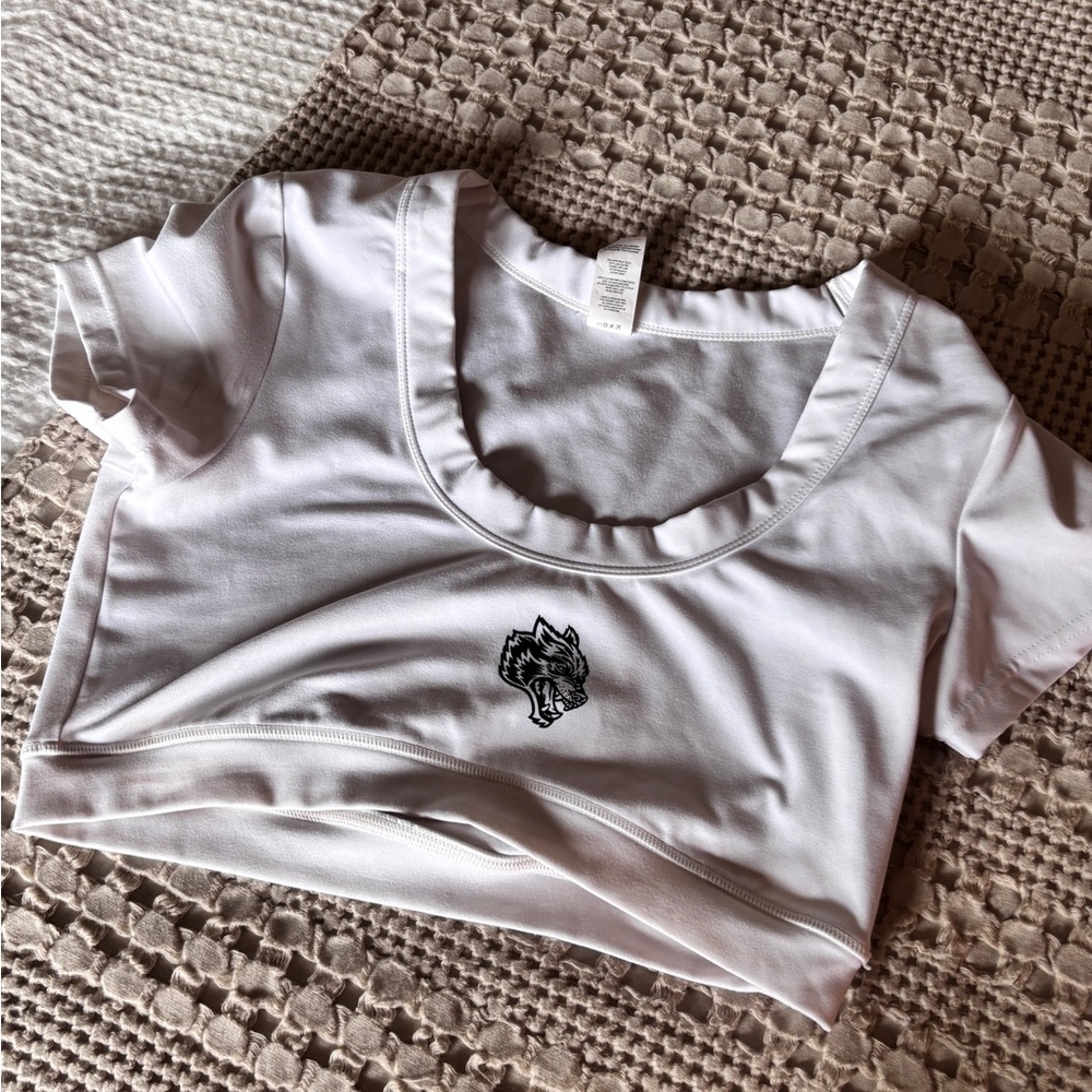 White Darc Sport SHE Crop Top - Small